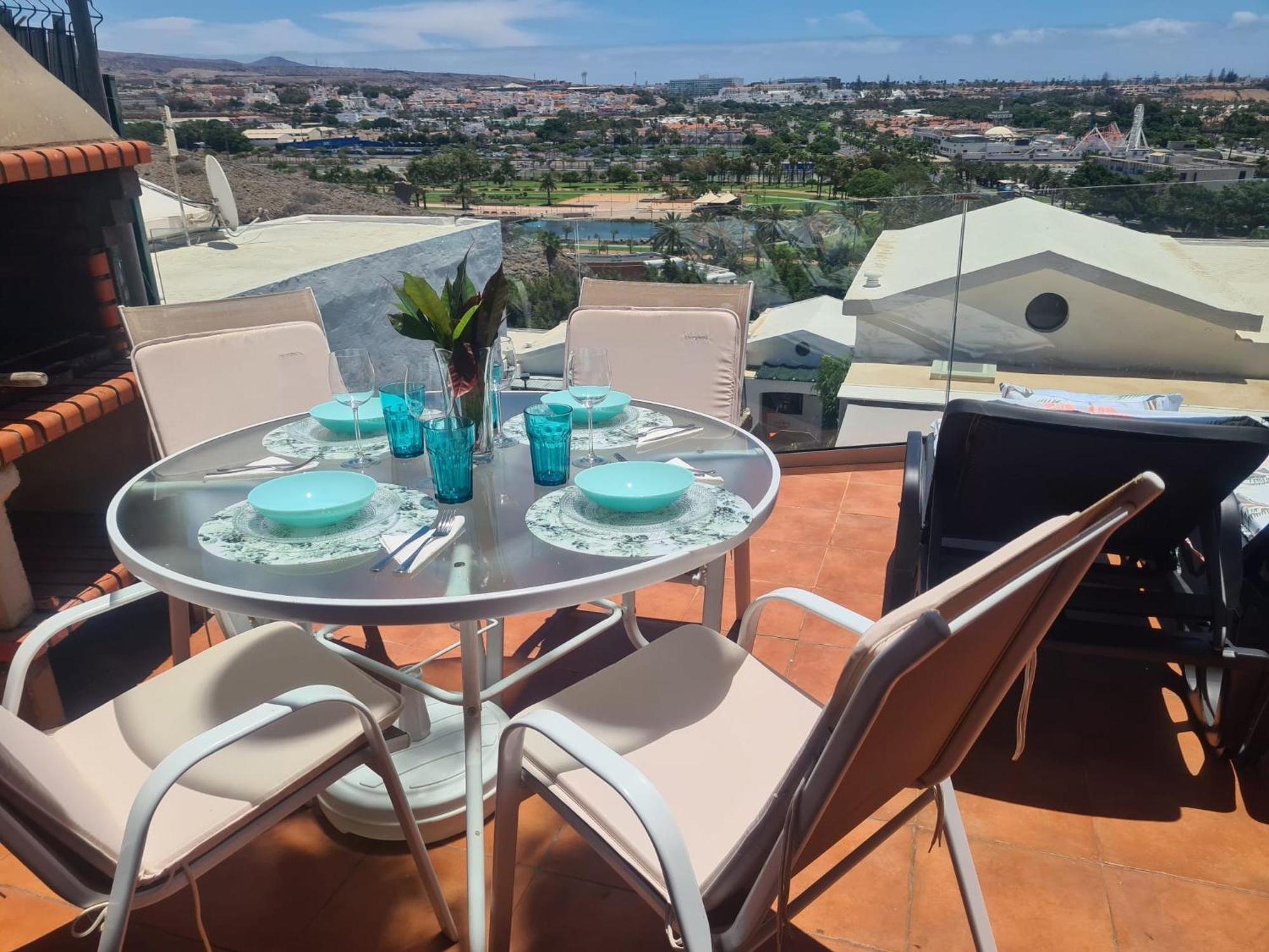 Duplex Vista Dorada 64 Apartman Maspalomas  Kültér fotó